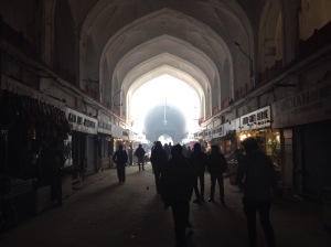 Inside The Bazaar At The Red Fort